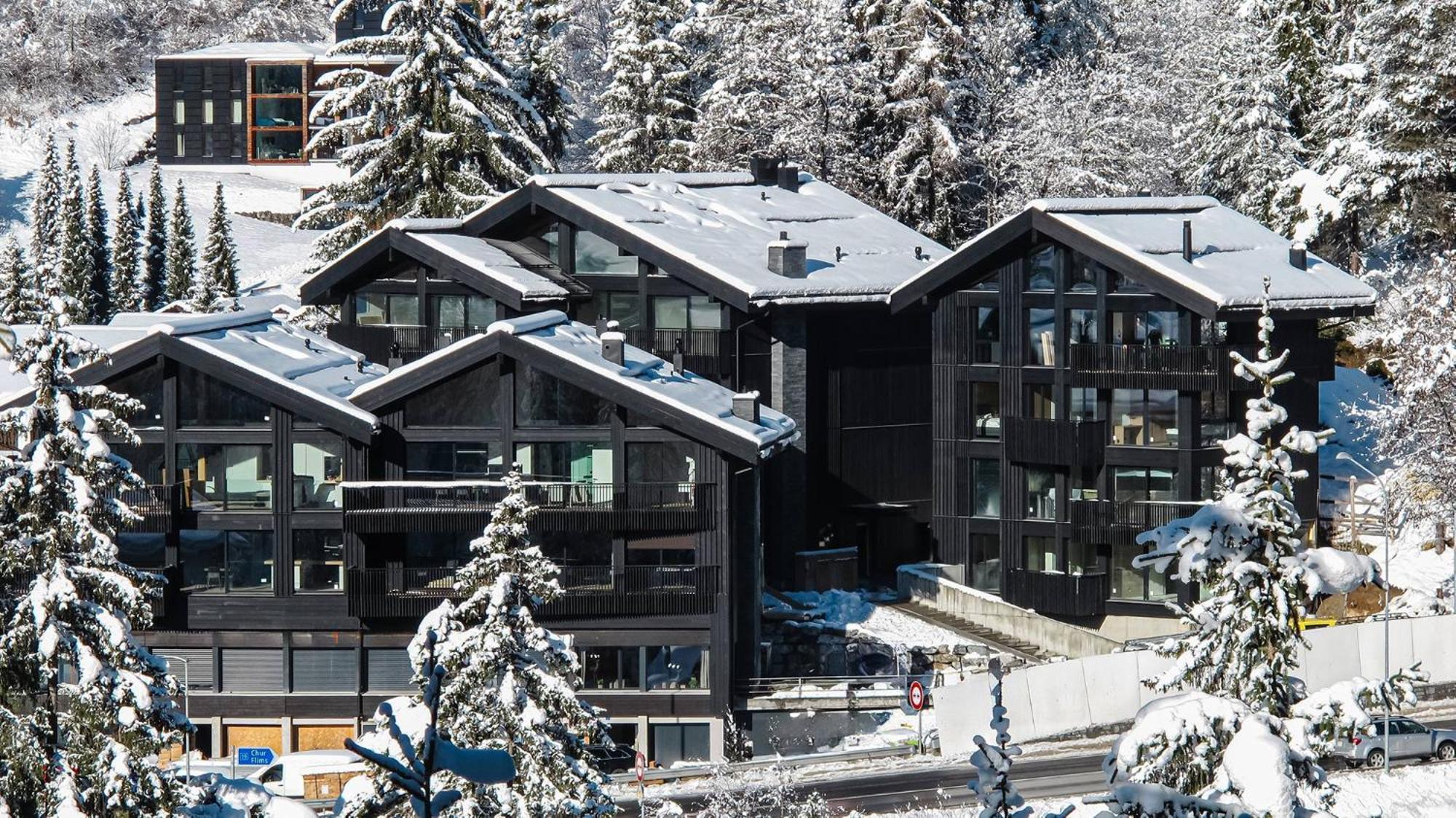 Black Summit Boutique Resort Laax Exteriör bild